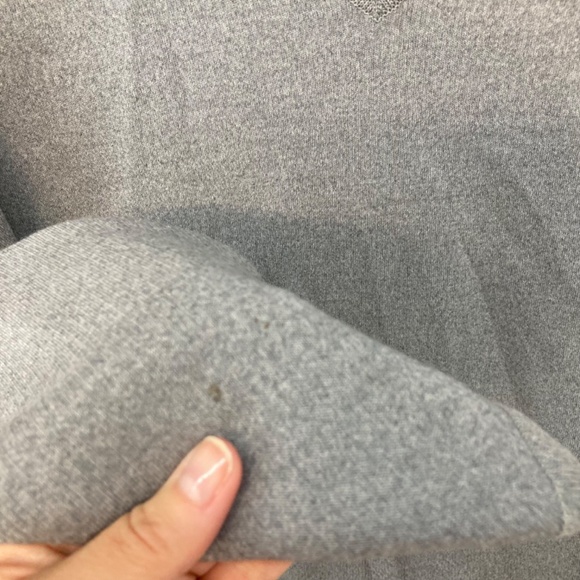 St Croix Zephyr Wool L Long Grey Long Sleeve V Neck Sweater Pullover - Picture 4 of 6